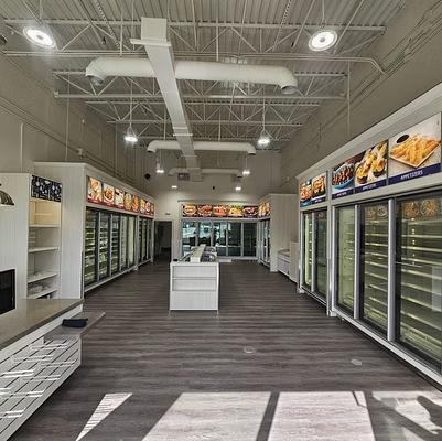 M&M Food Market interior finishes